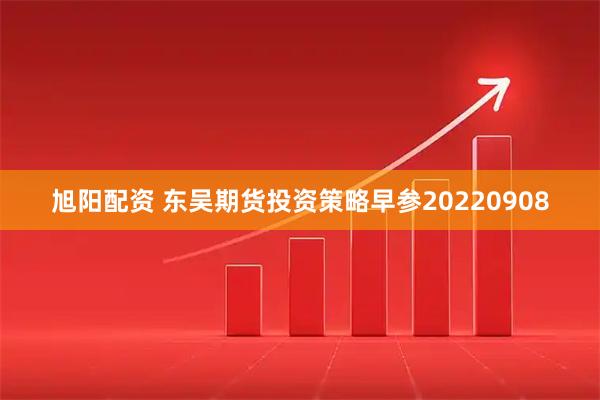 旭阳配资 东吴期货投资策略早参20220908